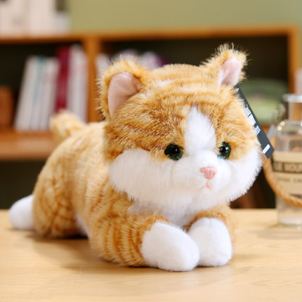 正版抱抱宝贝猫咪毛绒玩具仿真小猫公仔玩偶抱枕儿童生日礼物女生