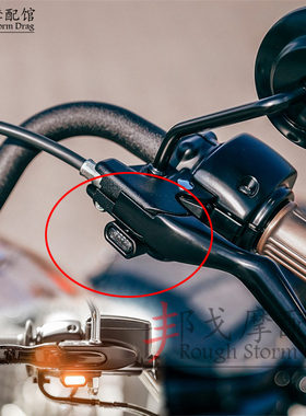 哈雷迷你转向灯88312004872软尾肥仔继承者 改装LED小转向灯总成