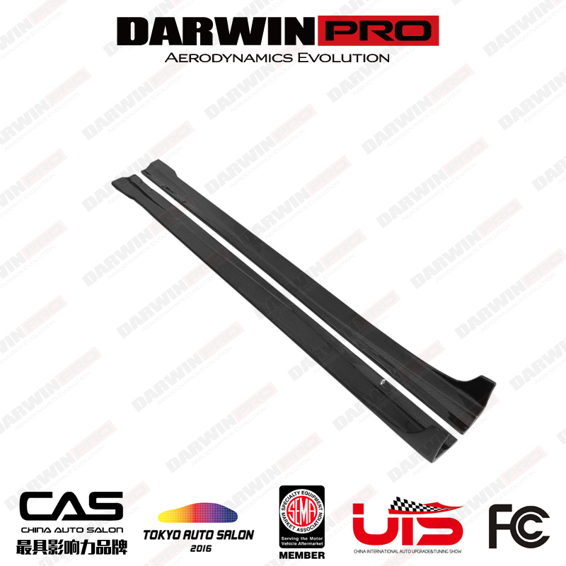 DarwinPRO 奔驰W204 COUPE C级 C63 AMG 改装包围 碳纤维侧裙