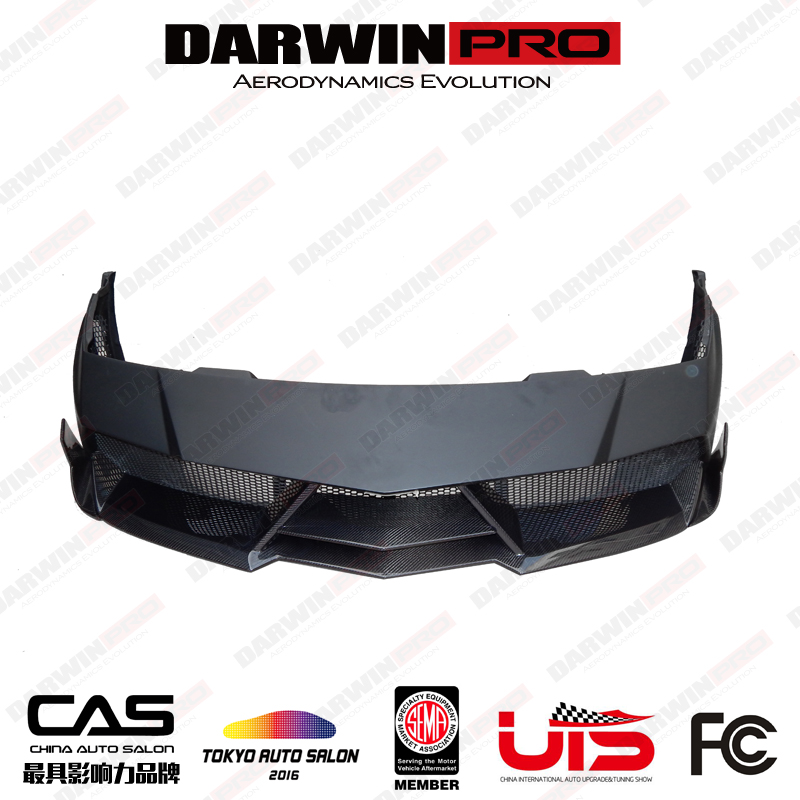 DarwinPRO 兰博基尼小牛盖拉多 改装包围 碳纤维前杠前唇风刀