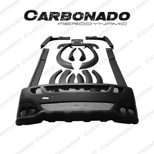 包围宽 Carbonado 前杠后杠侧裙轮眉 改装 Hamann 路虎 揽胜运动