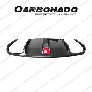Carbonado奔驰E级W207 COUPE Piecha 改装包围碳纤维后唇后底板