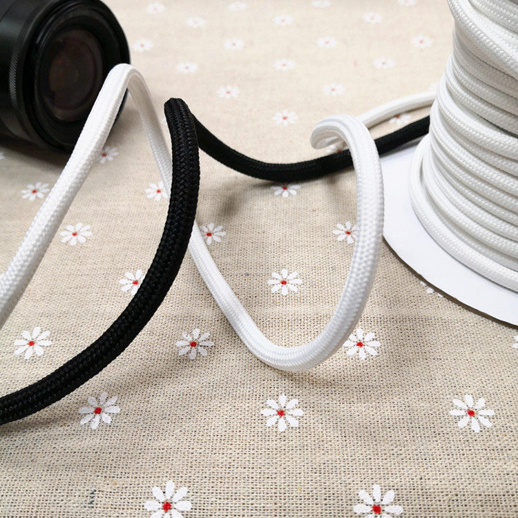 5MM滌綸包芯繩6MM綸包心繩衛衣帽繩腰帶繩子黑白色圓繩運動褲抽繩在類目 居家布藝, 縫紉DIY材料、工具及成品, 縫紉DIY配件/輔料/配飾, 繩子中 - 來自Buy2taobao.com提供專業的淘寶代購服務