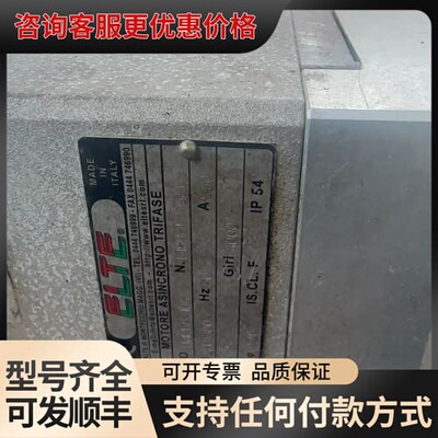 议价意大利ELTE三相异步电机，型号MOTORE ASINCRO可维修