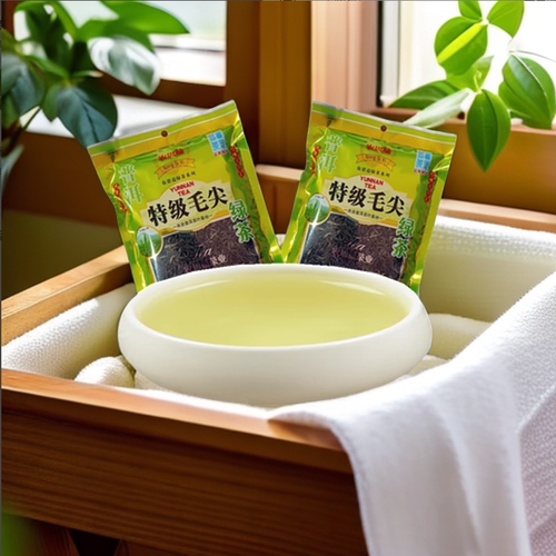 农思益毛尖绿茶100克普洱毛尖绿茶生茶散茶包邮