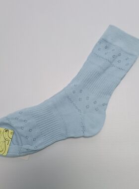 36-39码［不支持退货］水蓝色镂空网眼袜丝袜夏季女袜满20元包邮