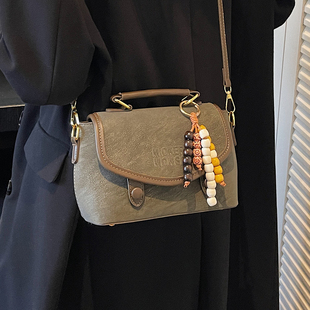 小众复古手拎小包包女2025新款秋冬美拉德风邮差包洋气质感斜挎包