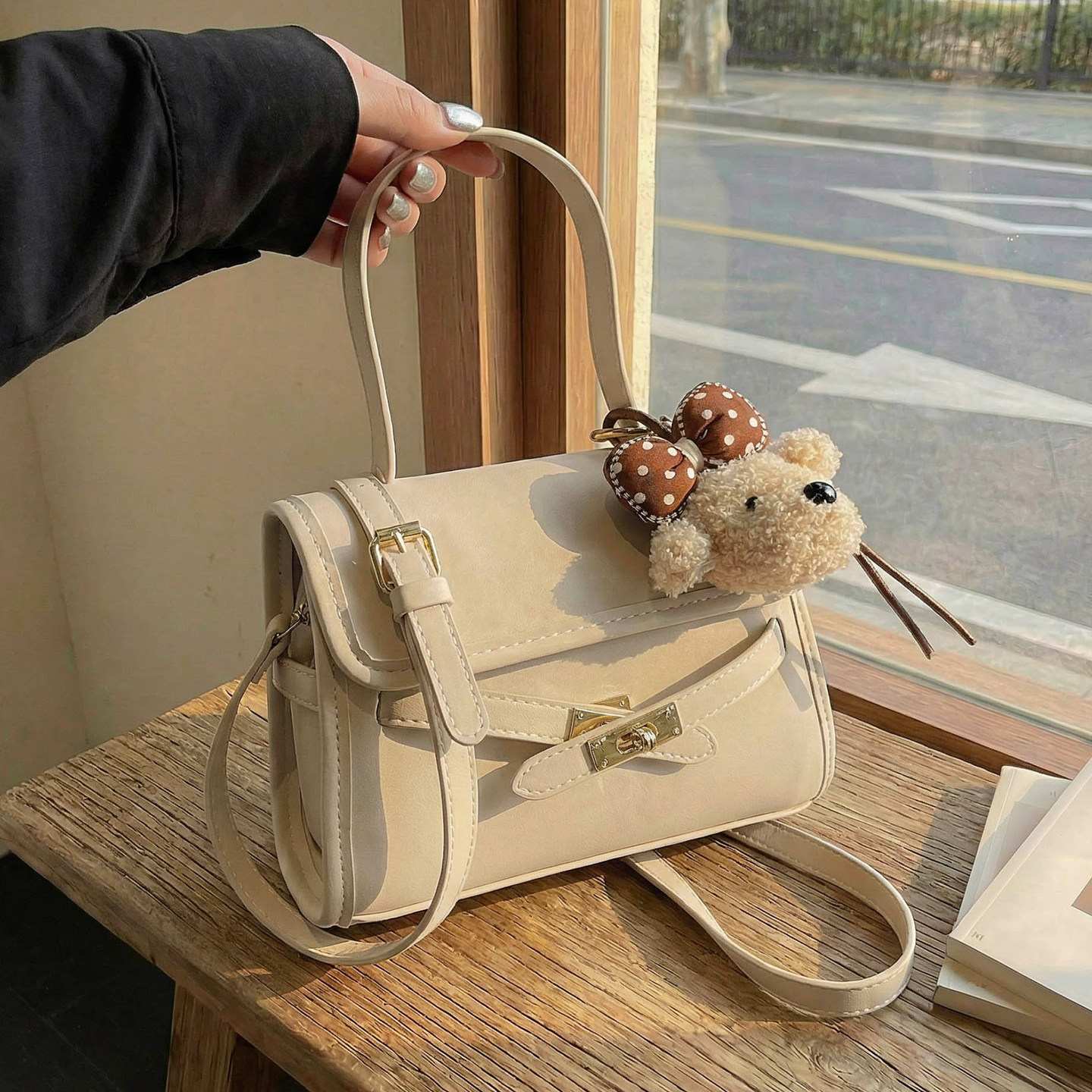 百搭ins手提小包包女2026新款上班通勤小方包早春时尚简约斜挎包,箱包皮具/热销女包/男包,小方包,淘宝优惠券,粉丝福利购,淘宝优惠卷