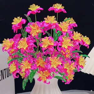 抖音同款甜蜜鸢尾花材料包DIY手工制作送礼爱的使者摆件装饰花束