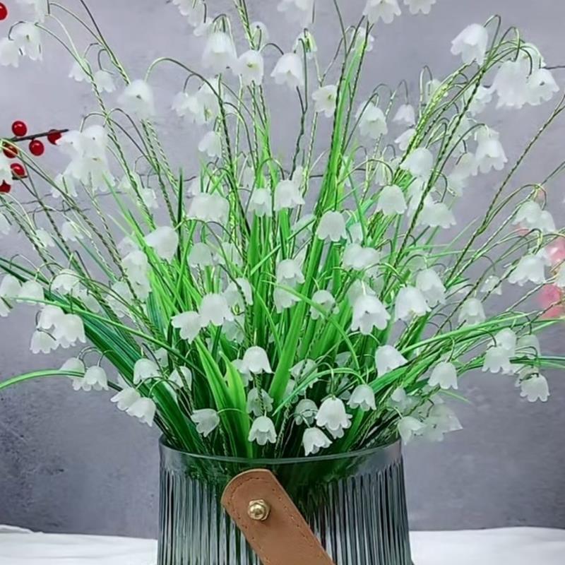 新款风铃草材料包diy串珠手工幸福铃兰花制作清新浪漫花束非成品