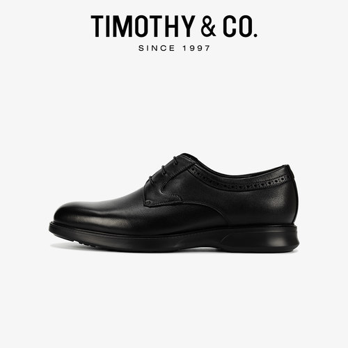 复古男皮鞋TIMOTHY＆CO．/迪迈奇