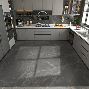 厨房地垫防滑防油脚垫防水免洗可擦pvc家用地毯满铺耐脏垫子定制