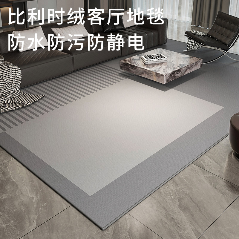 轻奢入户地垫客厅地垫简约现代风格绒毛地毯防水防污防静电易打理,居家布艺,入户地垫,淘宝优惠券,粉丝福利购,淘宝优惠卷
