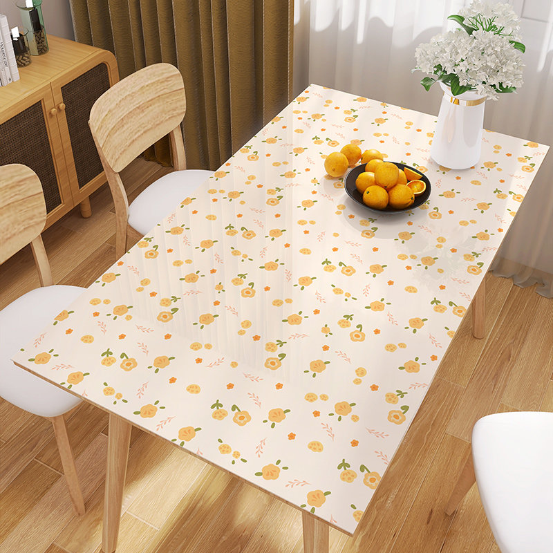 桌布田园小清新防水防油防烫免洗软玻璃pvc餐桌垫茶几电视柜台布,居家布艺,桌布,淘宝优惠券,粉丝福利购,淘宝优惠卷