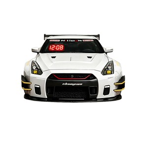 超跑GTR闹钟JDM 喷雾战神GTR超跑引擎声浪光效可遥控设置闹钟