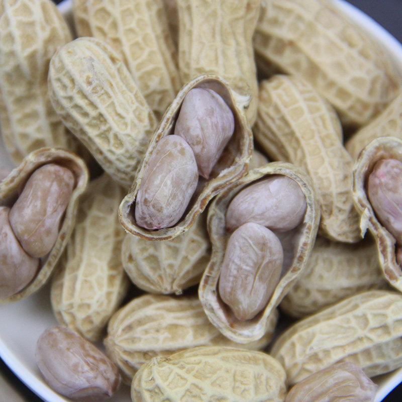 新龙岩花生农家水煮花生天然晒咸干蒜香五香多味山核桃味红衣3斤