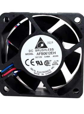 台达 AFB0612EH/GH/DH/H/HH/VH/SH 12V 6025 6CM大风量温控风扇