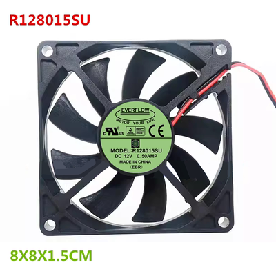 EVERFLOW R128015SU 8CM/厘米 12V 0.50A 大风量机箱电源风扇