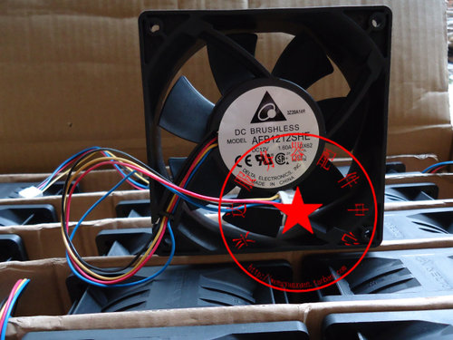 全新台达 12厘米12038四线机箱控速风扇 AFB1212SHE 12V 1.60A