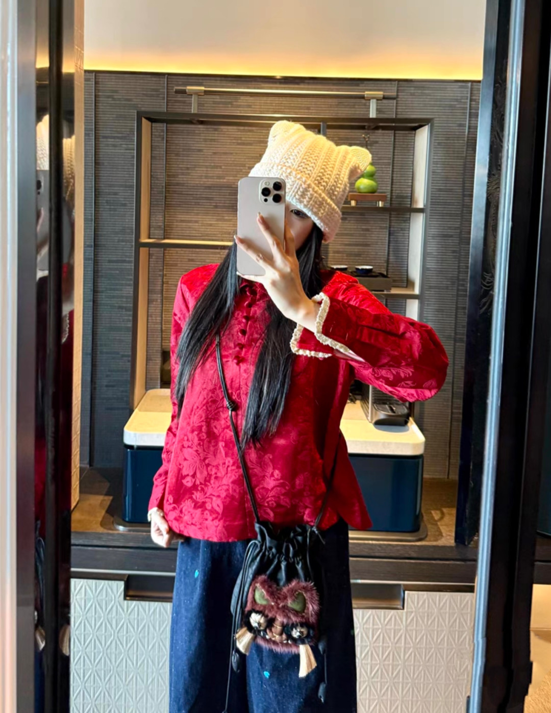 人丝提花亚麻外套衣见倾心新中式国风提花亚麻衬衫翻领盘扣上衣女