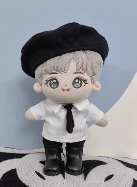 娃衣10cm20cm公仔贝雷帽画家帽香港mirror同款姜濤KEUNG TO帽子