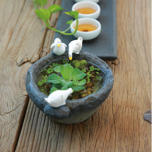匠心坊庭院造景小鸭小花盆