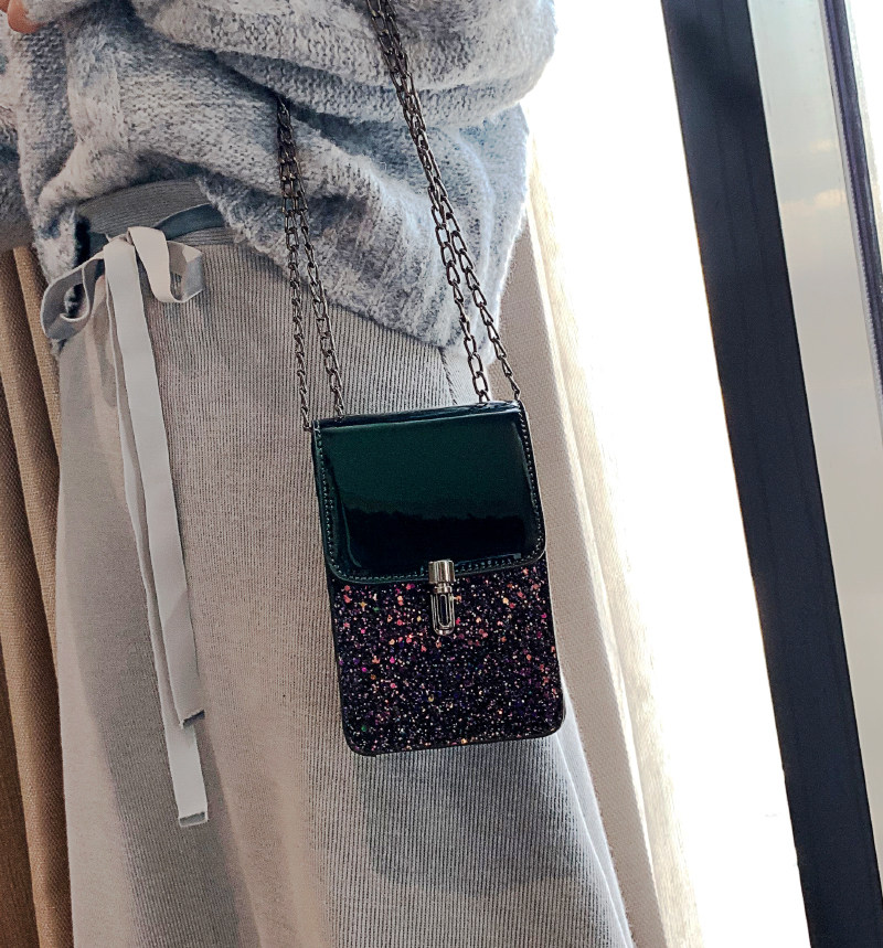 rectangle Bag 2019 new pattern Vertical section Wave packet Small bag chain Mini Messenger Mobile phone bagin the Leather/Lady bags/Men's bag, Ms. bags  category - from Buy2taobao.com to provide professional Taobao agent buy service