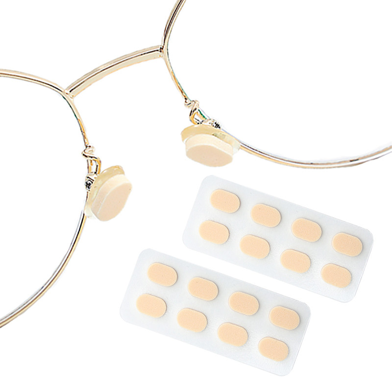 眼镜鼻托贴片眼睛减压防压痕防脱落海绵鼻托垫鼻梁鼻垫防滑配件拖