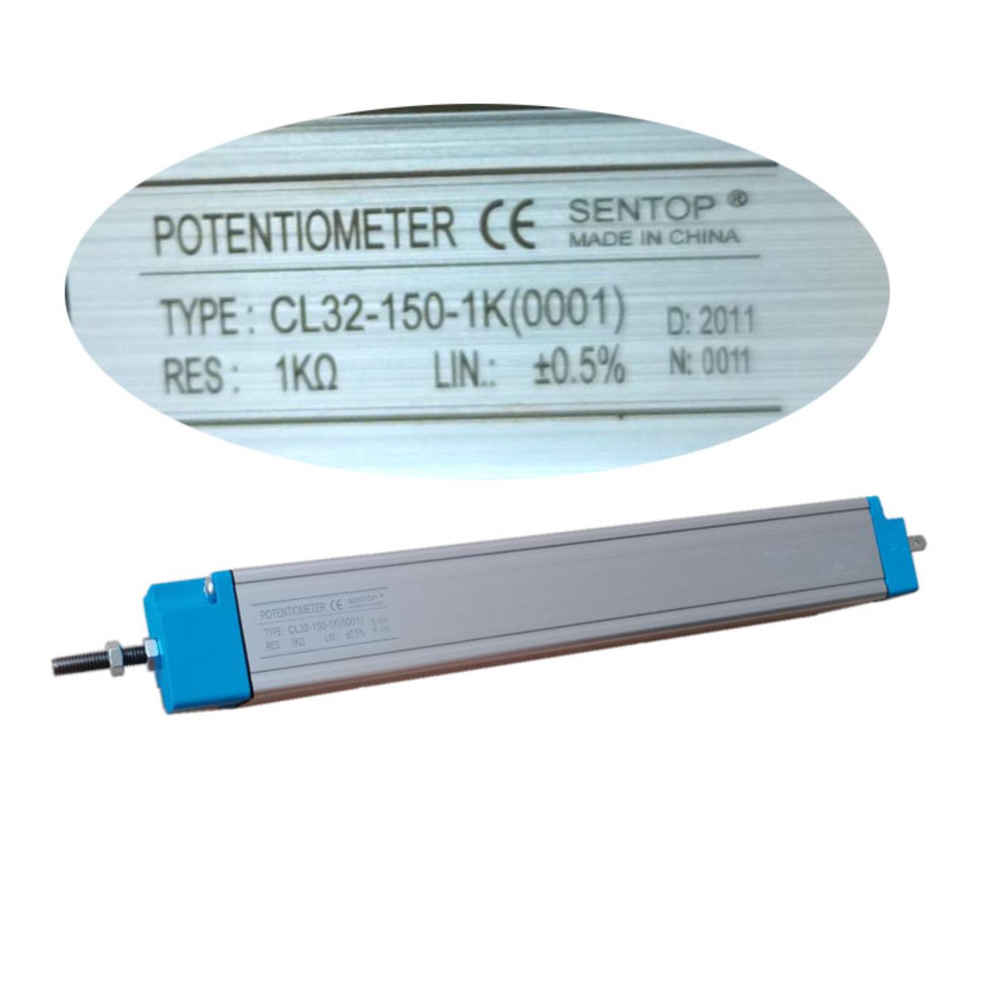 SENTOP传移传感器电位器TYPE CL32-150-1K 100-2K 75-2k注塑机