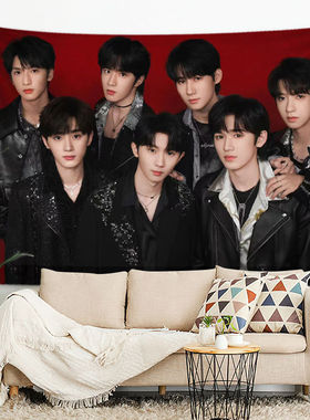 时代少年团背景布TF家族TNT组合墙布寝室宿舍装饰挂布礼物自粘