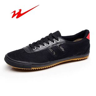 双星帆布排球鞋男女同款软底工作鞋体考防滑透气耐磨牛筋底运动鞋