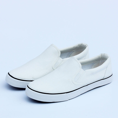 双星一脚蹬休闲男女通用低帮帆布