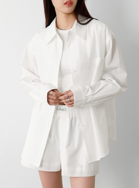 CHICCLO 春日焦点 轻松饭抗皱免熨系列多色休闲衬衫短裤套装