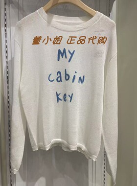 Z6Z04AS280 紫涵国内正品代购2026夏装新款时尚印花长袖针织套衫