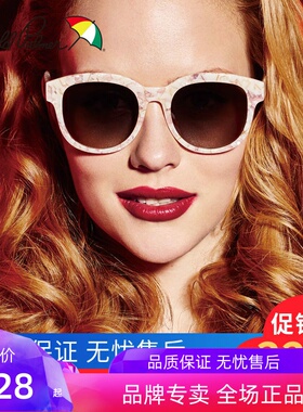 花雨伞圆脸太阳镜女大框长脸墨镜女潮人正品开车偏光眼镜AP.11673