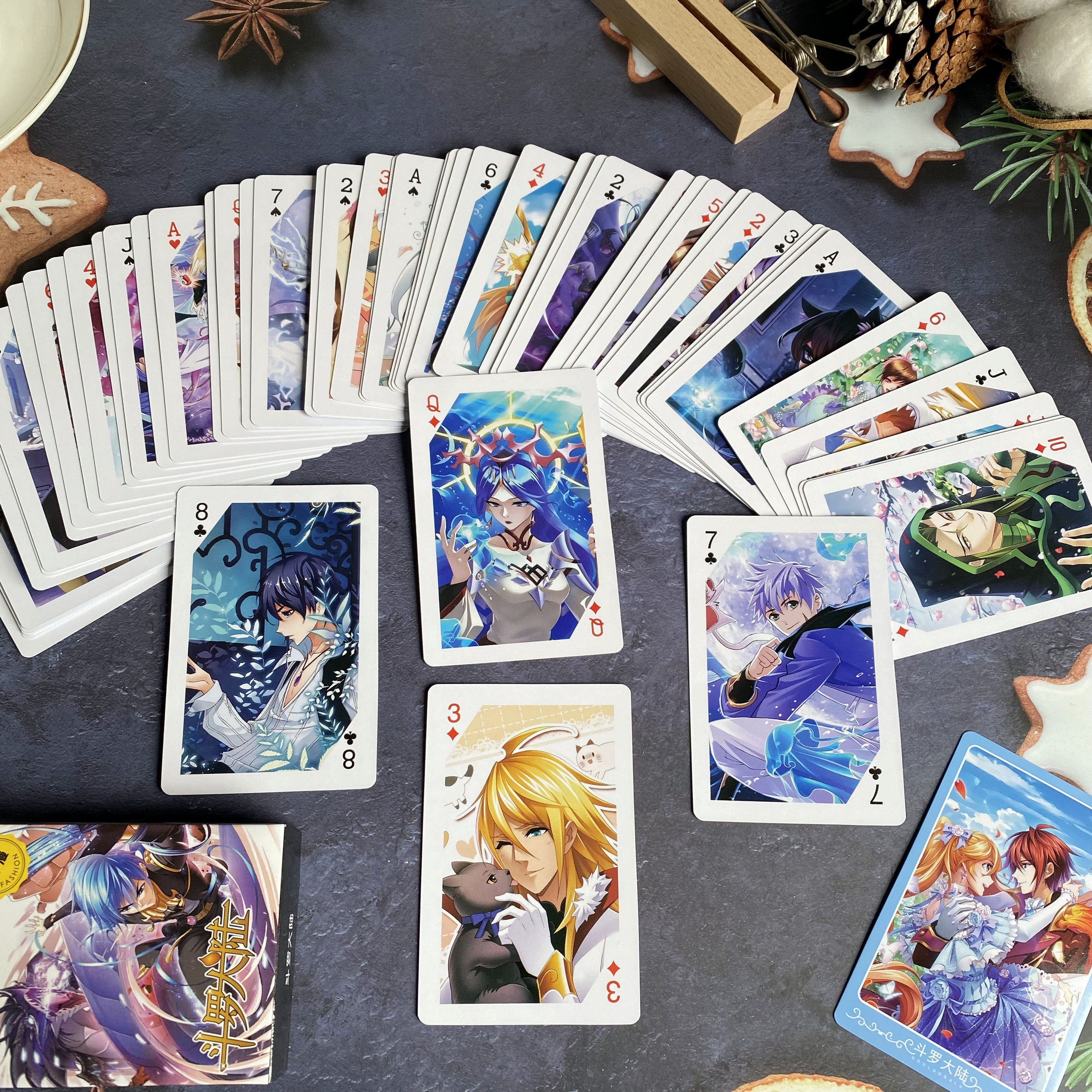 精美动漫盒装斗罗大陆扑克牌