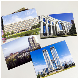 复旦大学明信片校园风景标志性建筑摄影照片学生励志奖品校友纪念