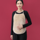 珊瑚绒护肚暖胃吊带肚兜女冬成人睡觉护胸口毛绒护肚围男