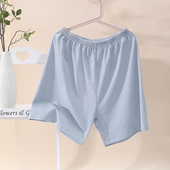 夏天加宽无袋薄款 男人睡觉穿 宽松家居休闲大棉男士 睡裤 短裤