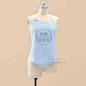 一片式 护胃暖胃 双层纱纯棉肚兜成人夏睡觉防着凉护肚子薄款