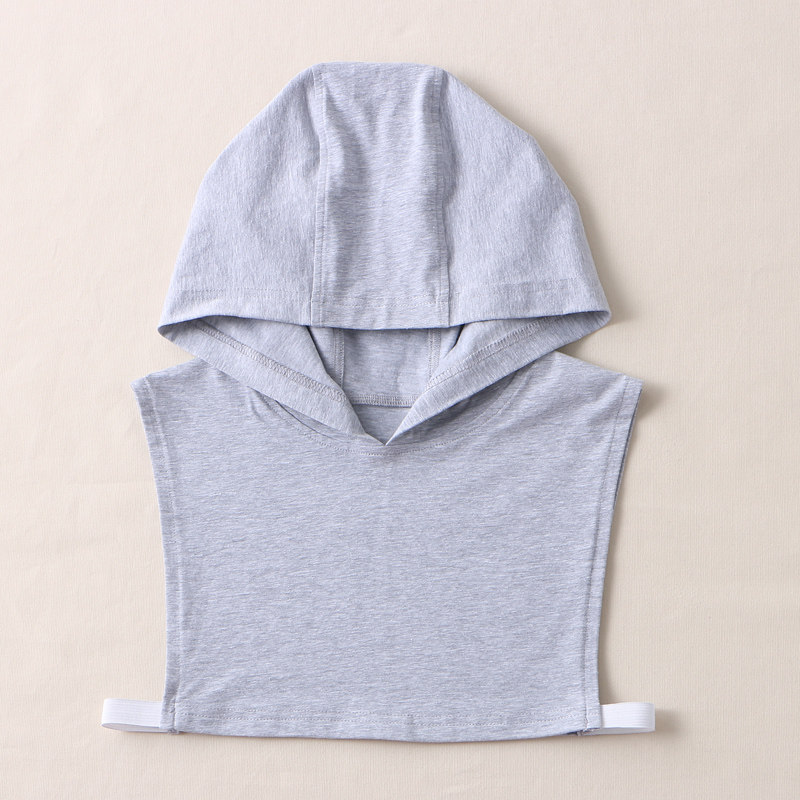 连帽假领子女配毛衣卫衣领百搭带帽领假衣领配饰帽子假领单独