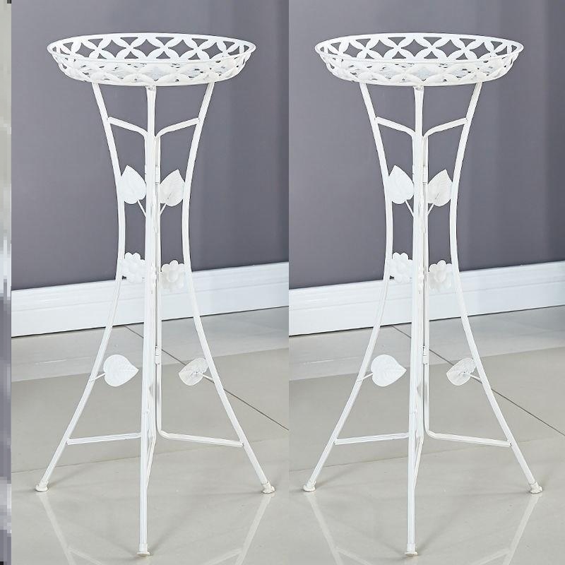 三脚架花架欧式室内客厅铁艺花盆架落地式家用阳台吊兰绿萝置物架