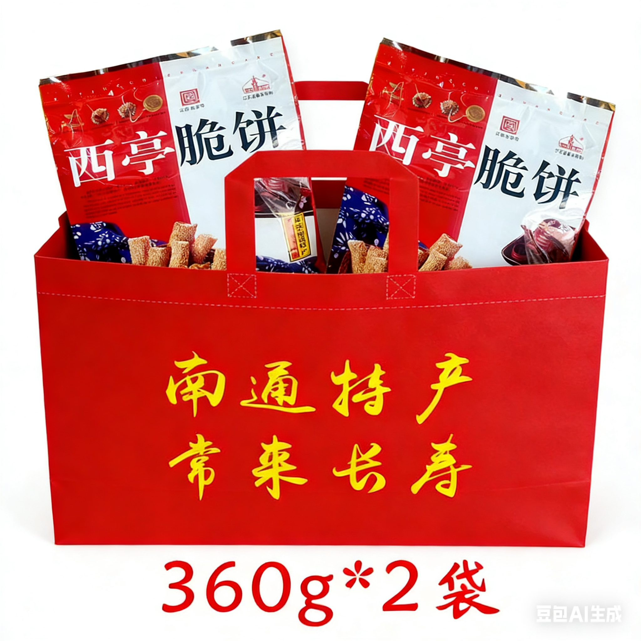 正宗南通特产西亭脆饼手工糕点酥饼干芝麻茶食伴手礼盒无蔗糖非遗,零食/坚果/特产,中式糕点/新中式糕点,淘宝优惠券,粉丝福利购,淘宝优惠卷