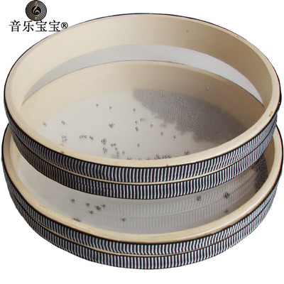 促销奥尔夫打击乐器海浪鼓铁砂海浪鼓木制6寸8寸10寸海洋鼓