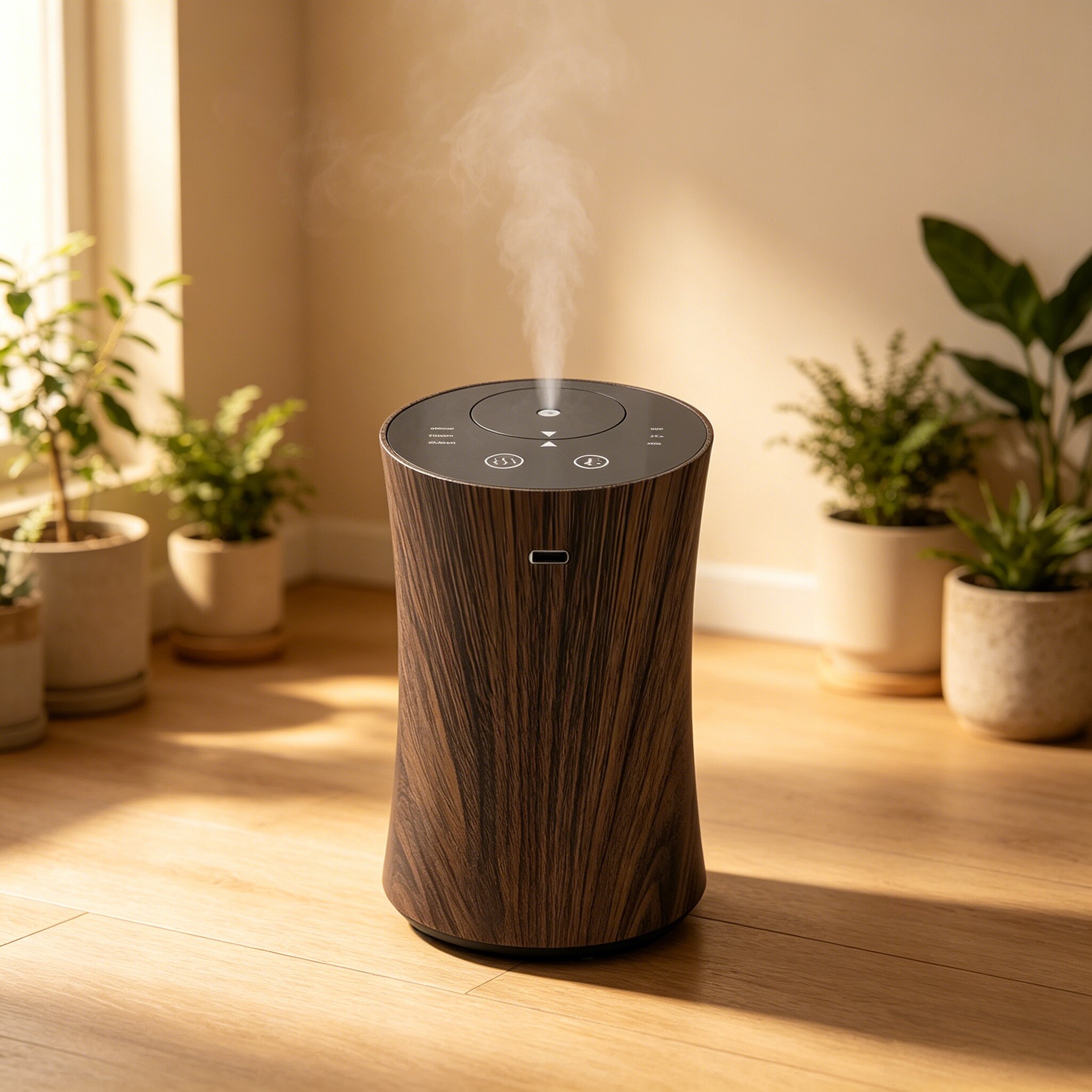 纯植物精油气泵无水香薰机小型家用扩香仪定时长续航创意触摸式