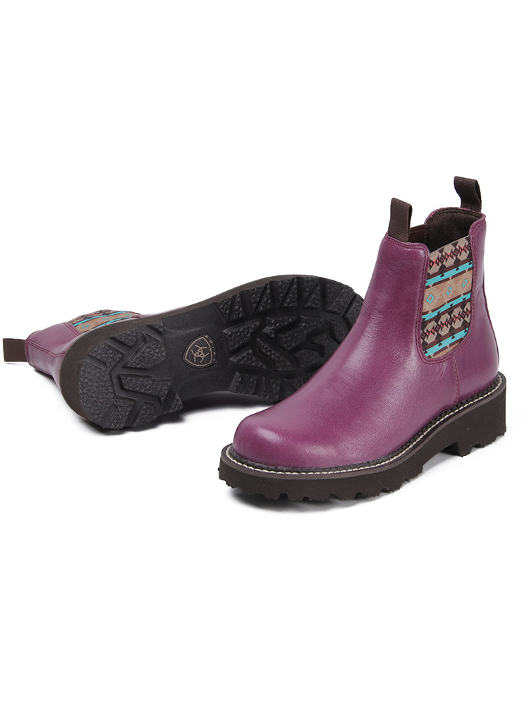 두꺼운 굴뚝부츠 웨스턴 카우보이 패독부츠 가벼운 레트로 천연가죽 대외무역 숏부츠 메일라드 매칭 여성용 매직부츠