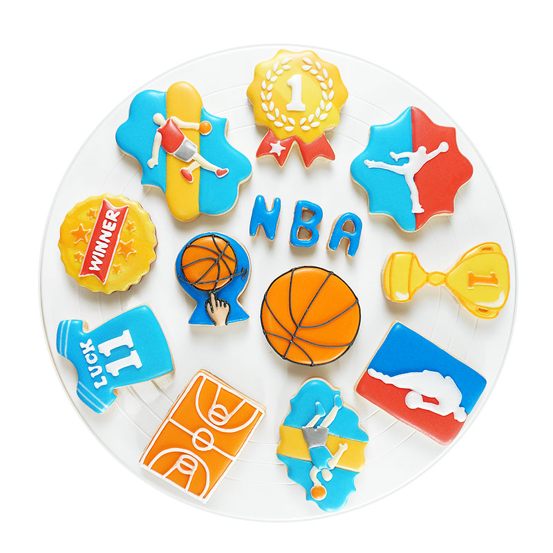 烘焙工具篮球翻糖饼干模具NBA运动系列曲奇切模不锈钢模馒头包子