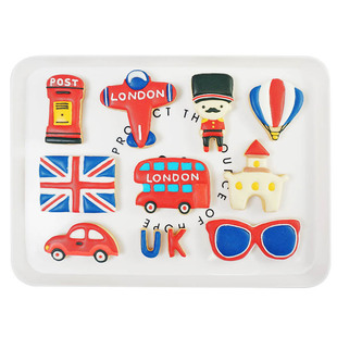 烘焙双层巴士钟楼英国风景名胜主题饼干模具手工包子压模馒头切模