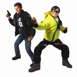 正版香港威龙1/6兵人模型电影人偶手办成龙周润发警察故事73009