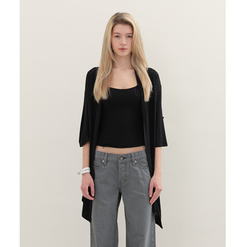 羊绒羊毛成分双层背心多穿开衫